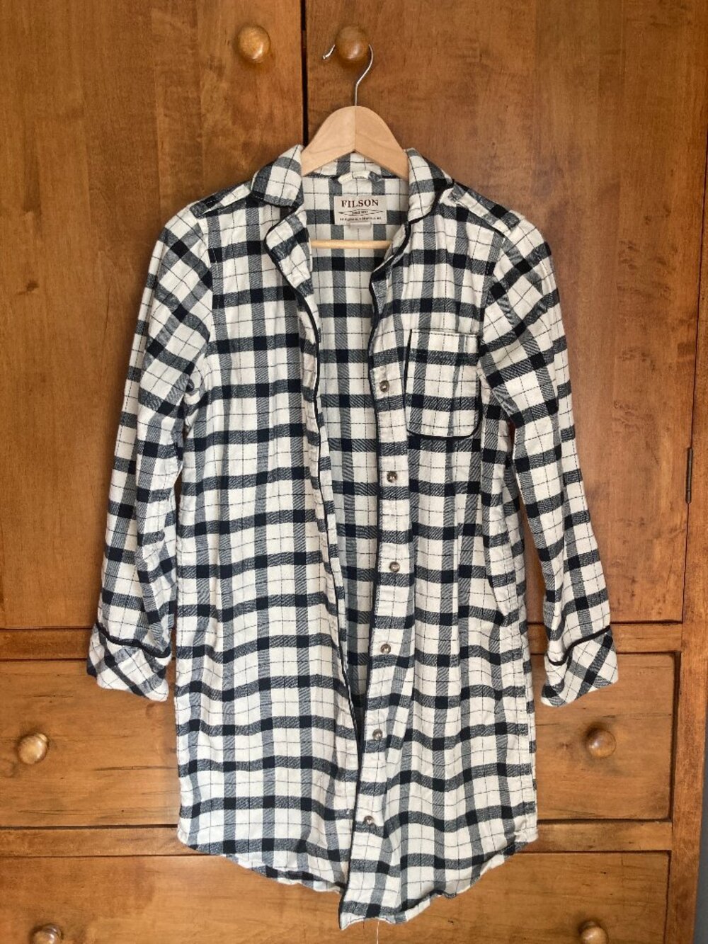 Filson Plaid Flannel Nightshirt (small)